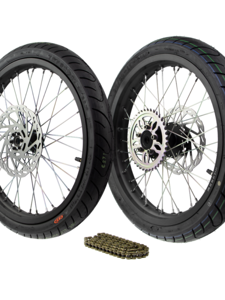 Complete Supermotor Wheel Set